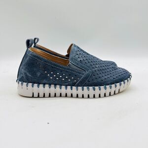 Ilse Jacobsen Shoes Girls EU 31 US 13 Blue Tulip Sneakers Casual Slip On